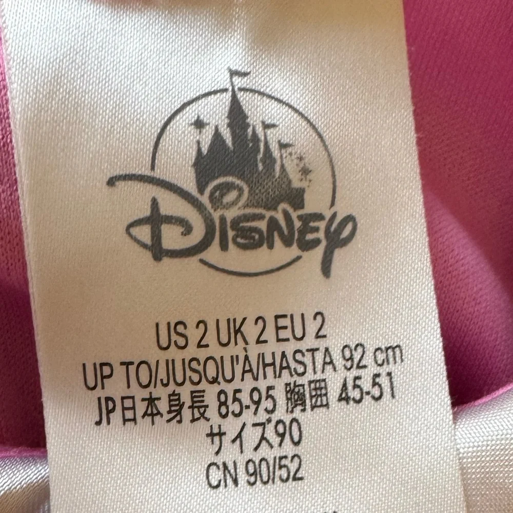 Disney Minnie Mouse Pink and White Polka Dot Costume Dress Size US 2